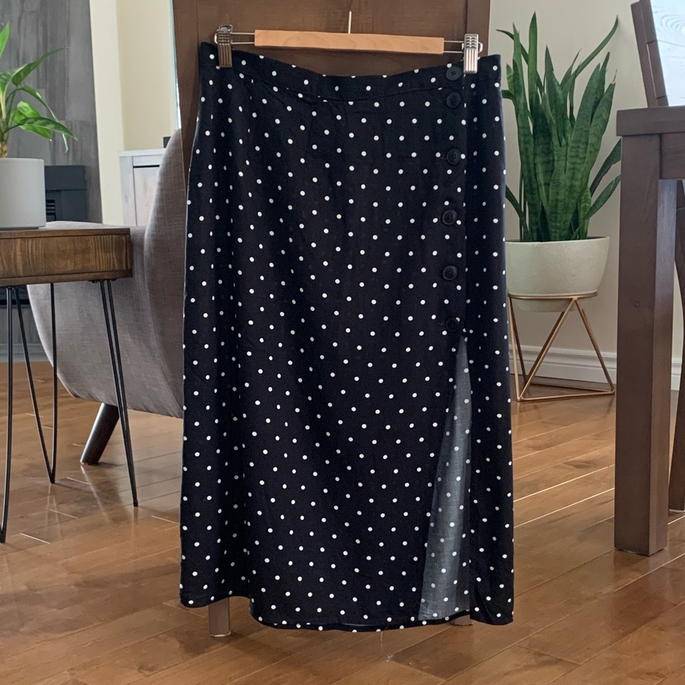 Polka Dot Midi Skirt (2 For $25)